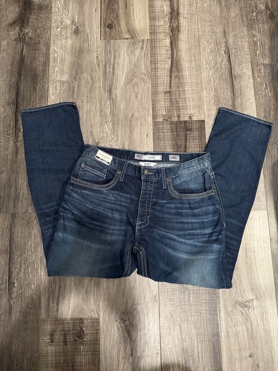 BKE Other - BKE DENIM JAKE SKINNY 34S Men’s Straight Jeans in Deep Blue Wash